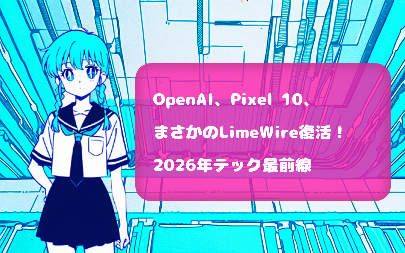OpenAI、Pixel 10、まさかのLimeWire復活！2026年テック最前線