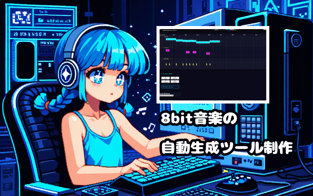8bit音楽の 自動生成ツール制作