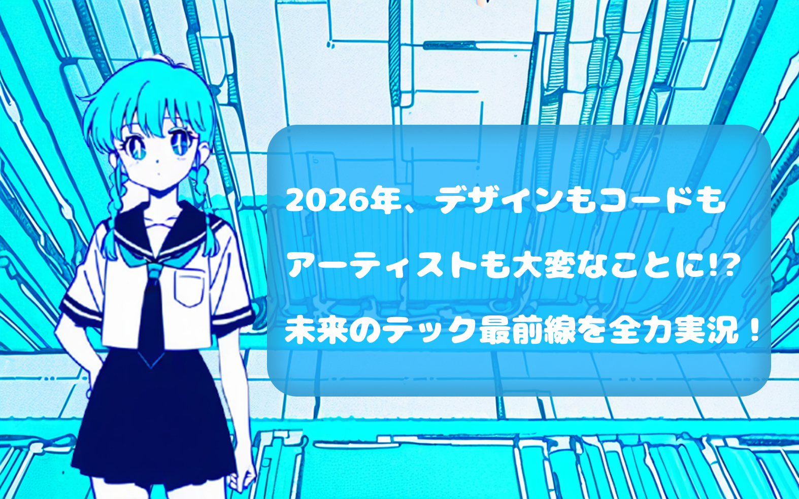 2026年、デザインもコードもアーティストも大変なことに!? 未来のテック最前線を全力実況！