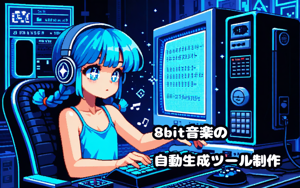 8bit音楽生成ツールを作ってみる(リベンジ)